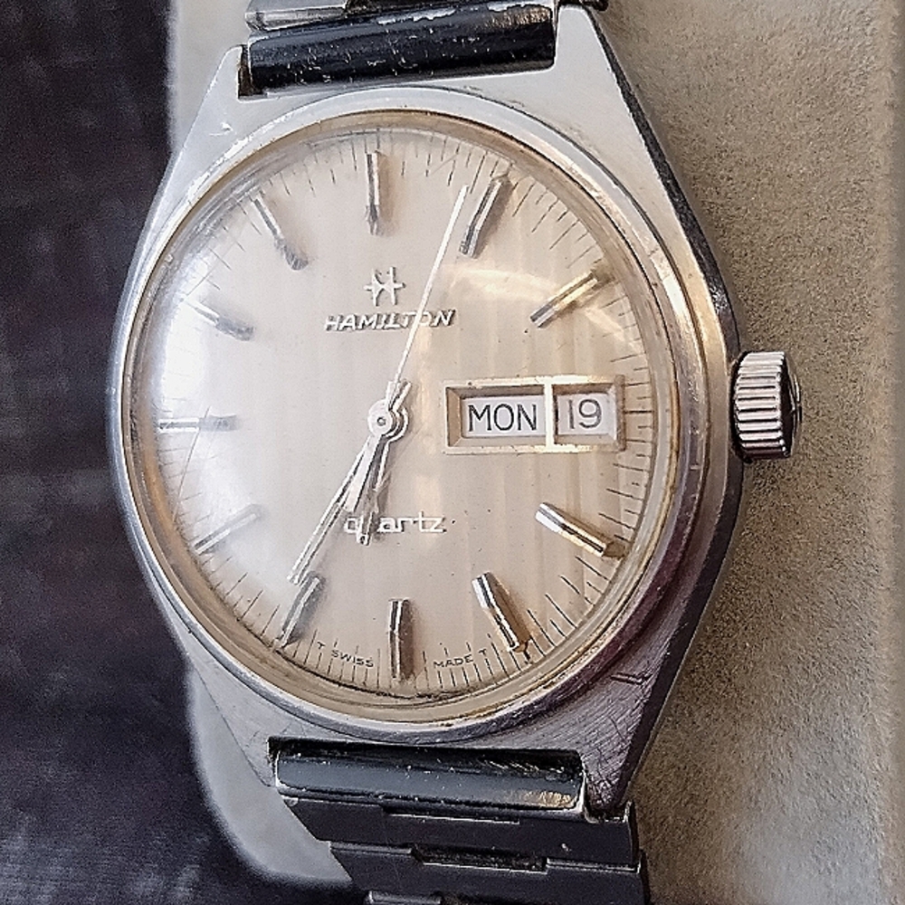 Rare Vintage 70s Hamilton Quartz Automatic watch
